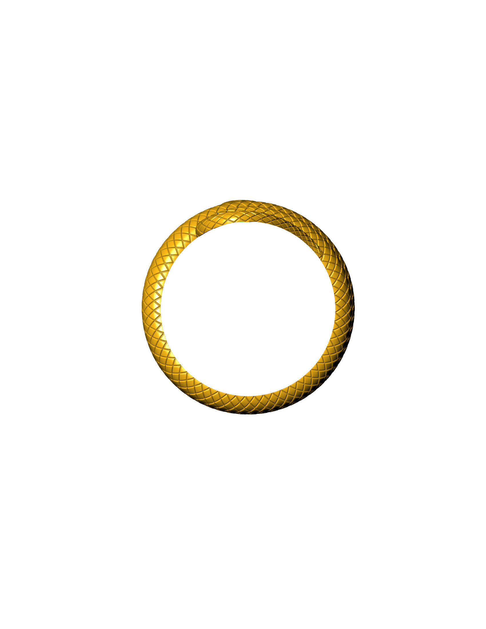 SNAKE RING 3D print model_8