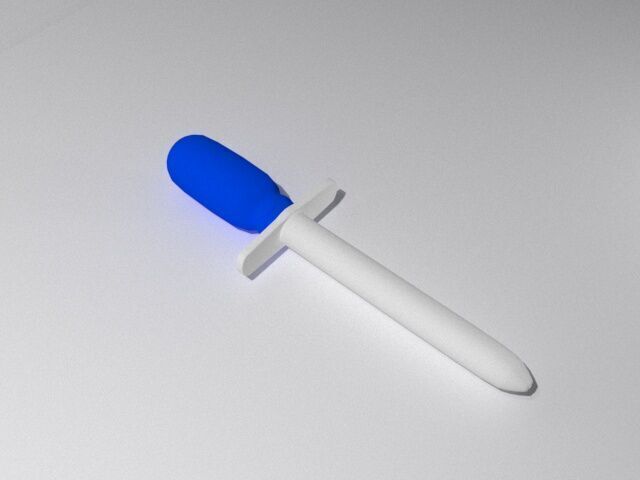 Injection Dropper 3D model_1