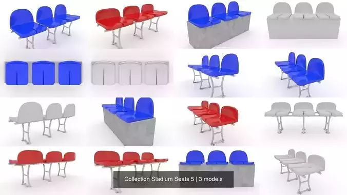 Collection Stadium Seats 5 