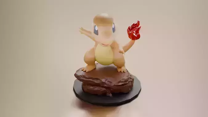 3D Printable Charmander Pokemon