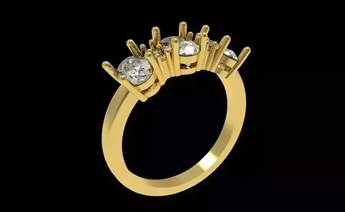 Three Diamond Ring 11