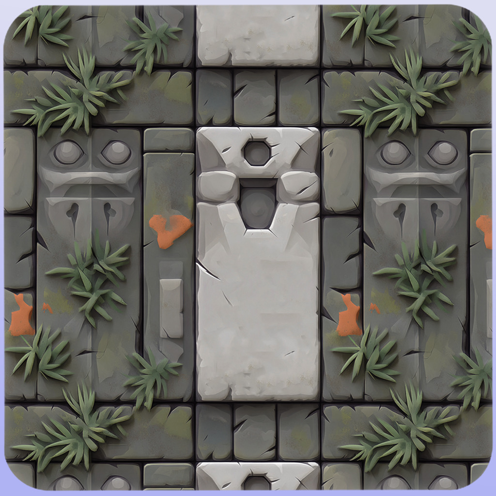 Stylized Stone Floor Seamless Texture Texture_4