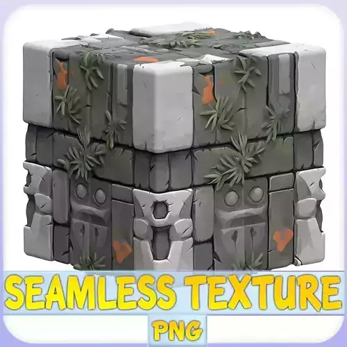 Stylized Stone Floor Seamless Texture