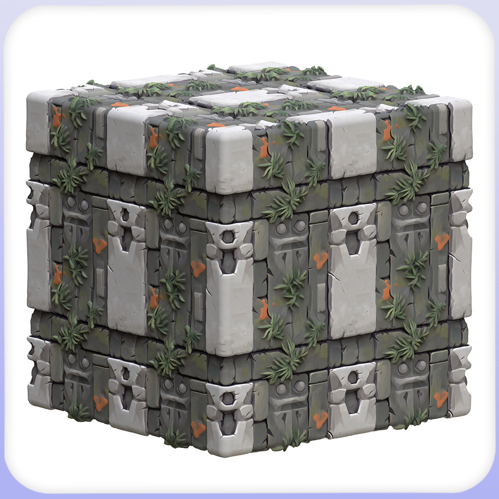 Stylized Stone Floor Seamless Texture Texture_5