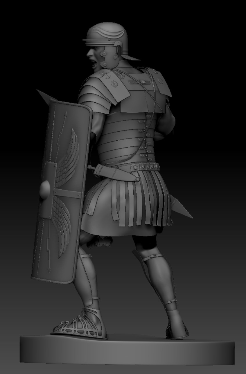 Roman Legioner 3D print model 3D print model_8
