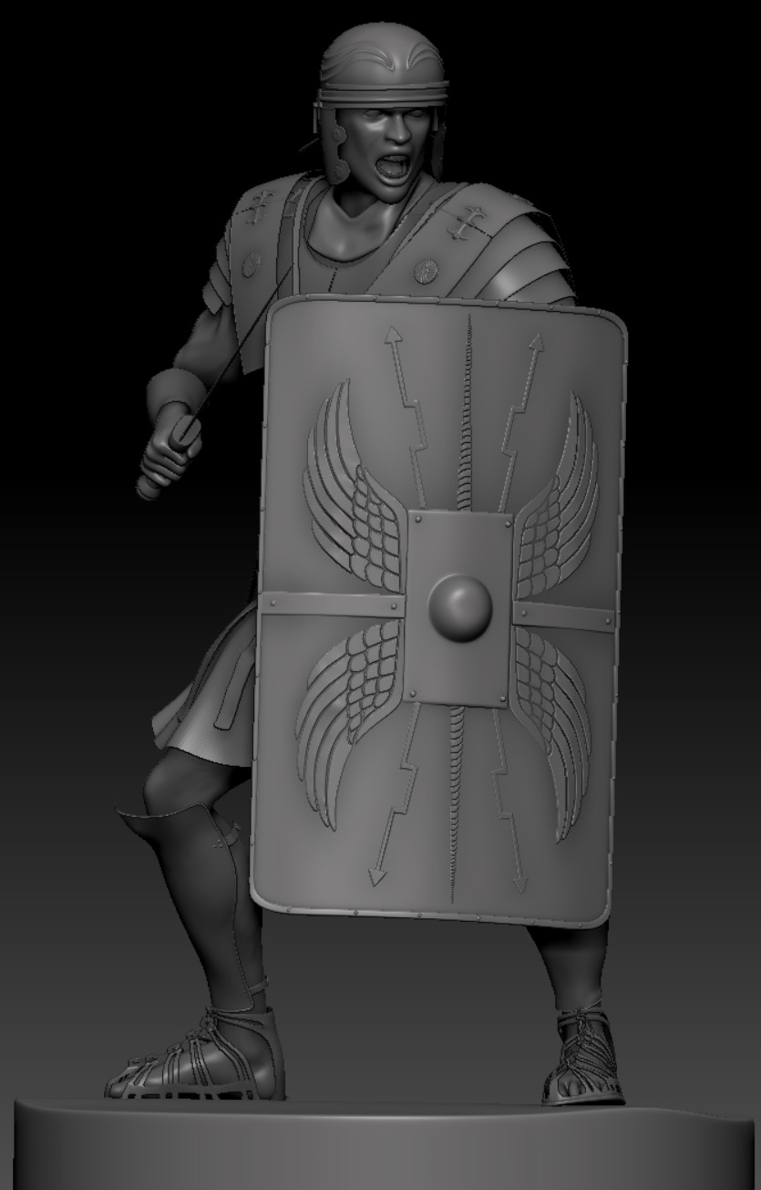 Roman Legioner 3D print model 3D print model_2