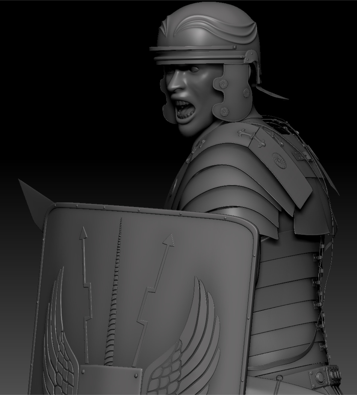 Roman Legioner 3D print model 3D print model_12