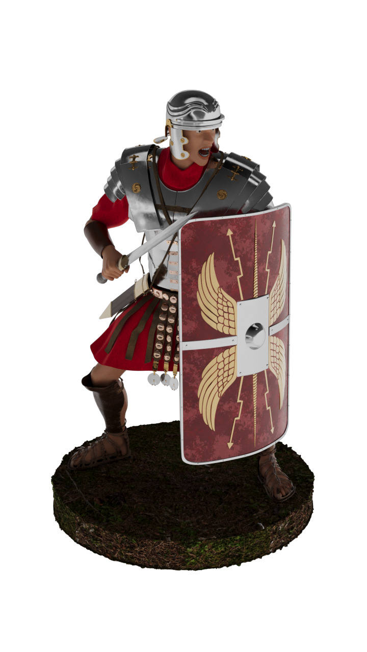 Roman Legioner 3D print model 3D print model_3