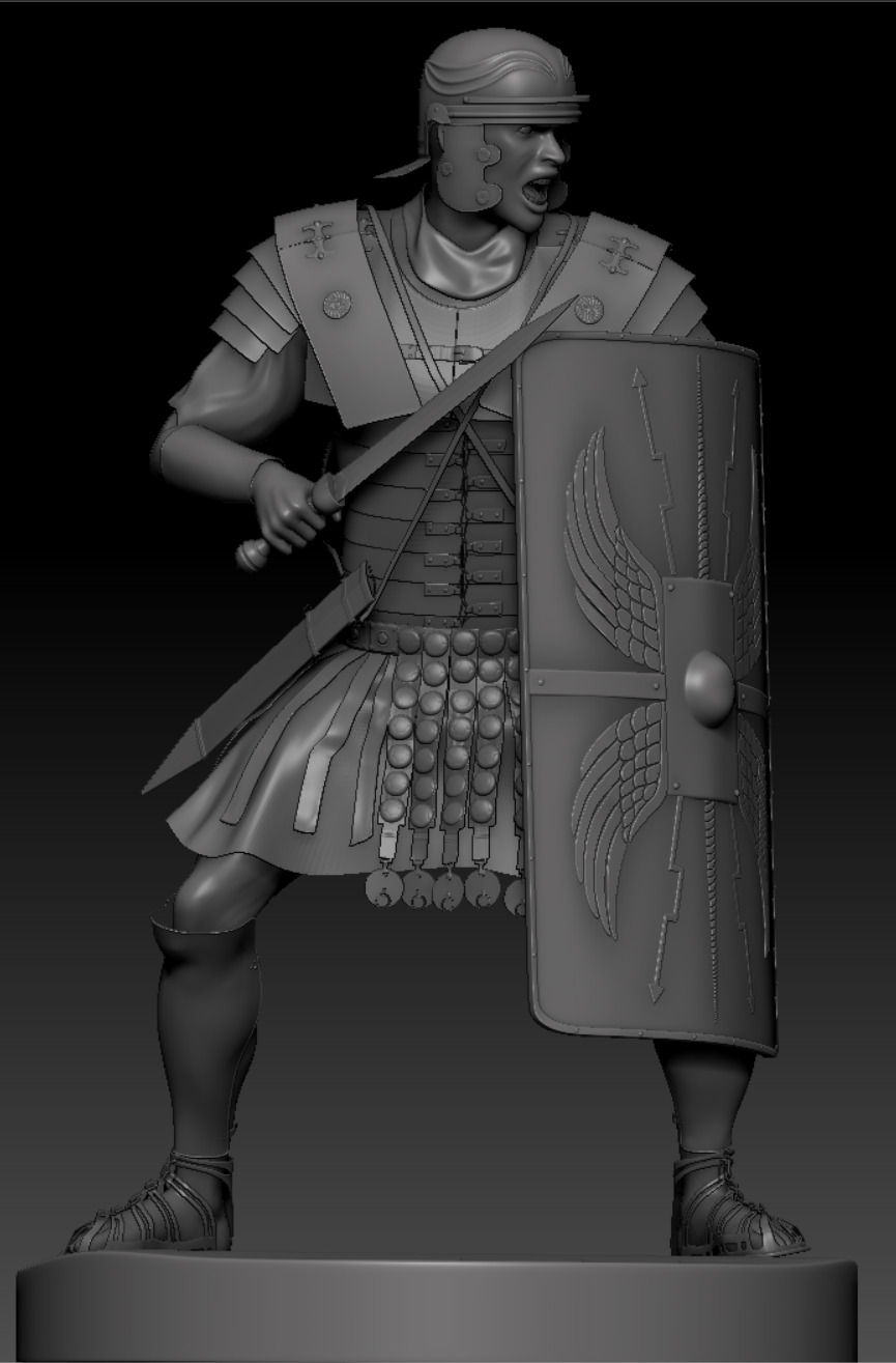 Roman Legioner 3D print model 3D print model_1