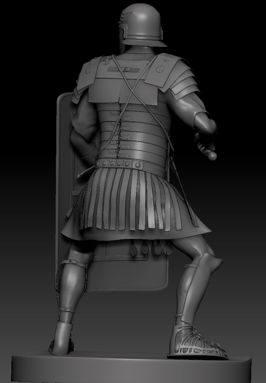 Roman Legioner 3D print model 3D print model_10