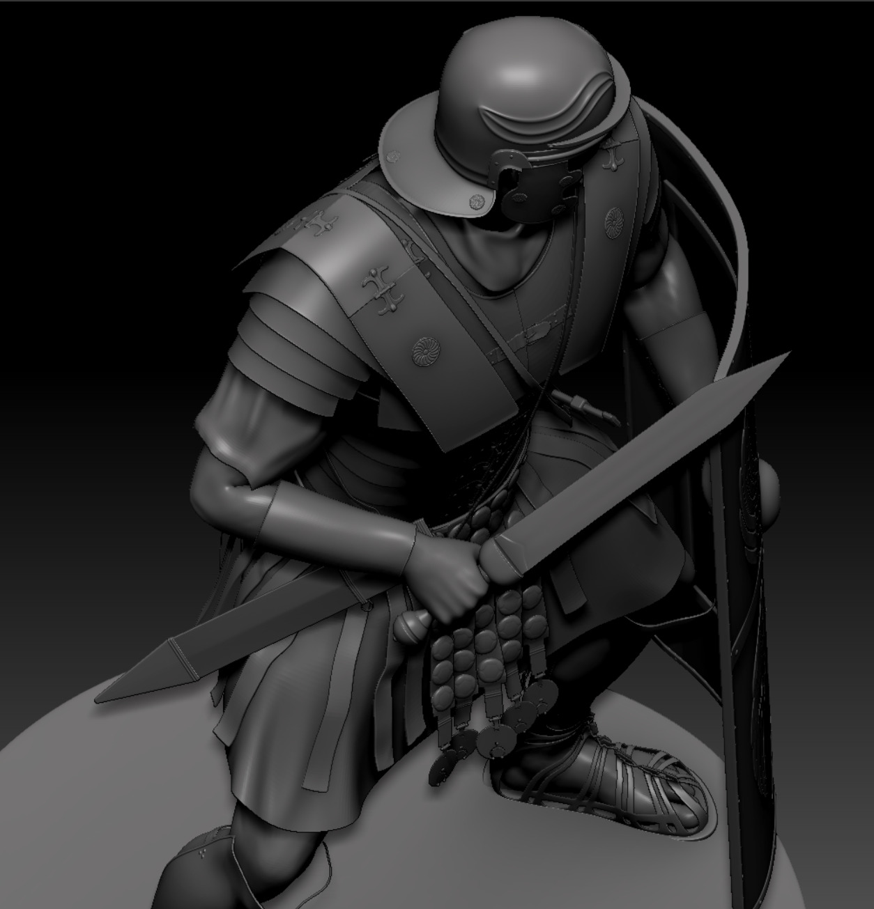 Roman Legioner 3D print model 3D print model_11