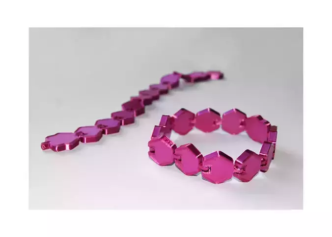 Articulated Bracelet 3D print model