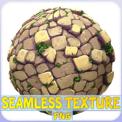 Stylized Stone Floor Seamless Texture Texture