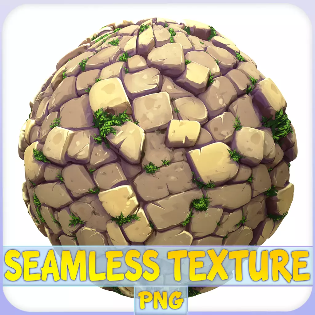Stylized Stone Floor Seamless Texture Texture_0