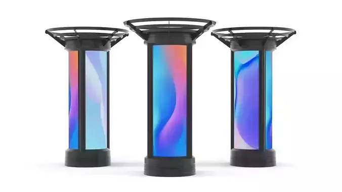 Digital Kiosk 3D model