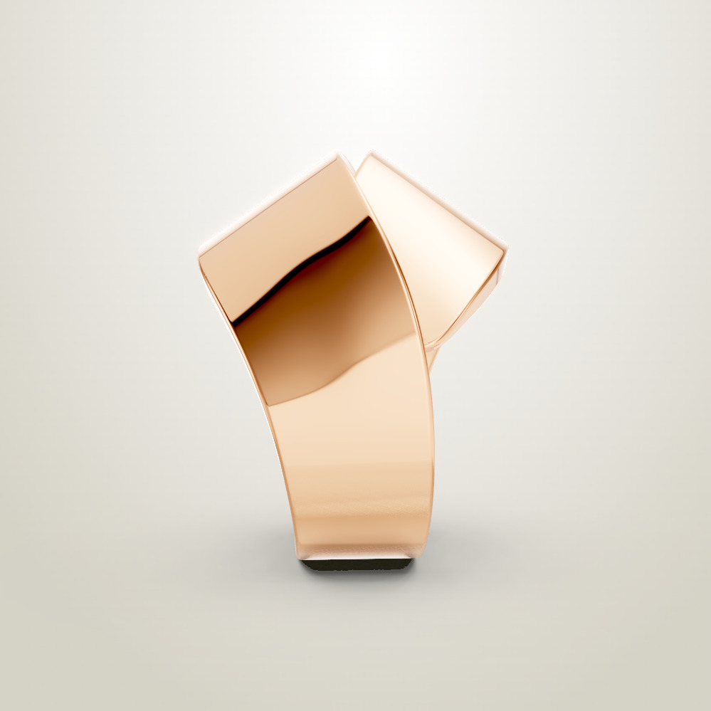 Abbraccio ring Vhernier 3D print model_3