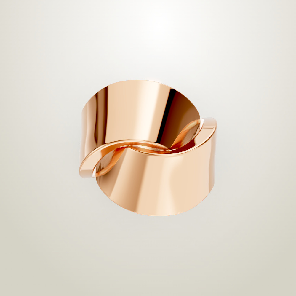 Abbraccio ring Vhernier 3D print model_1