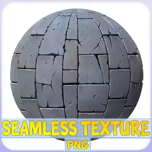 Stylized Stone Floor Seamless Texture