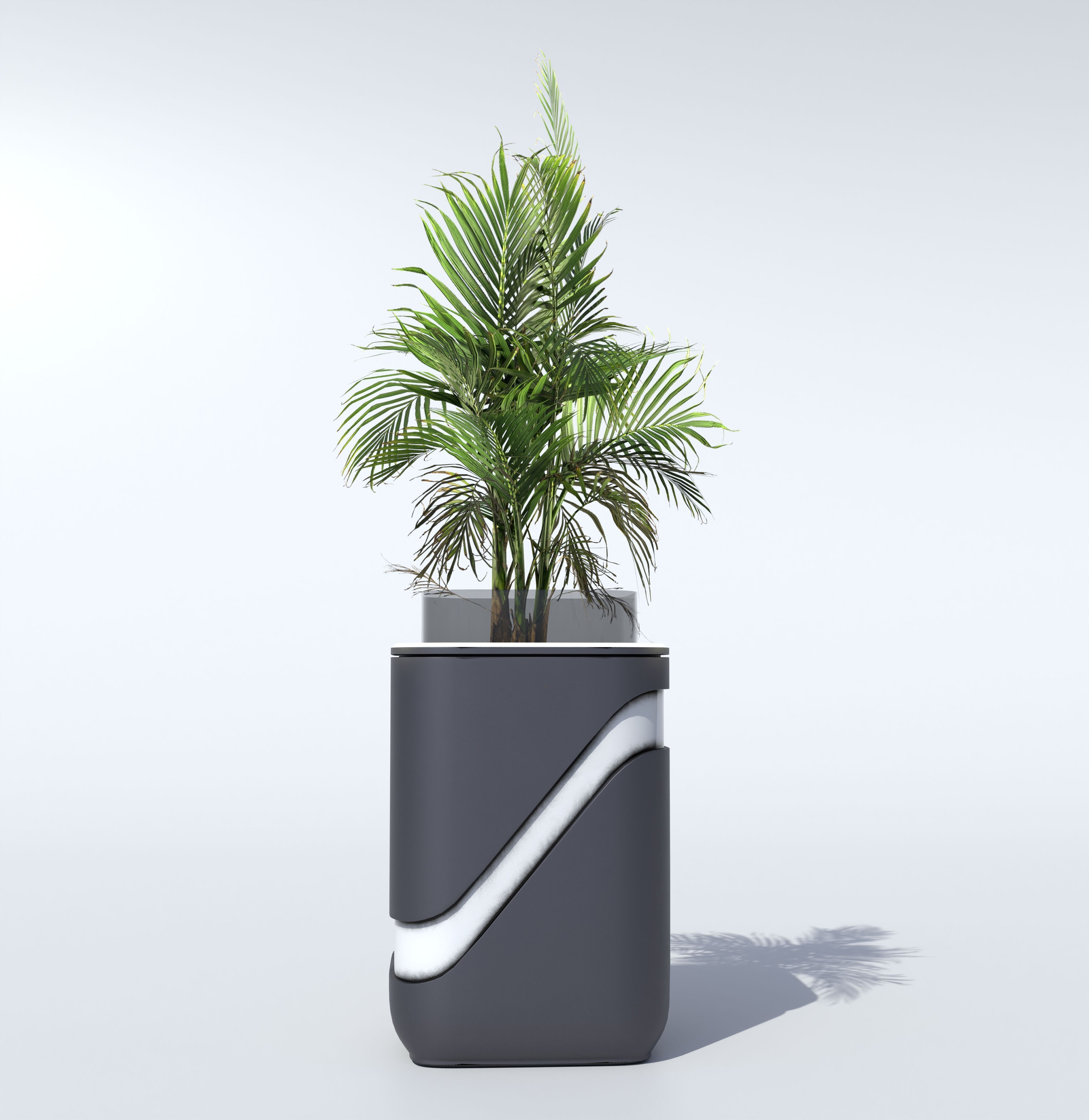 Modern Vase PBR Low-poly 3D model_2