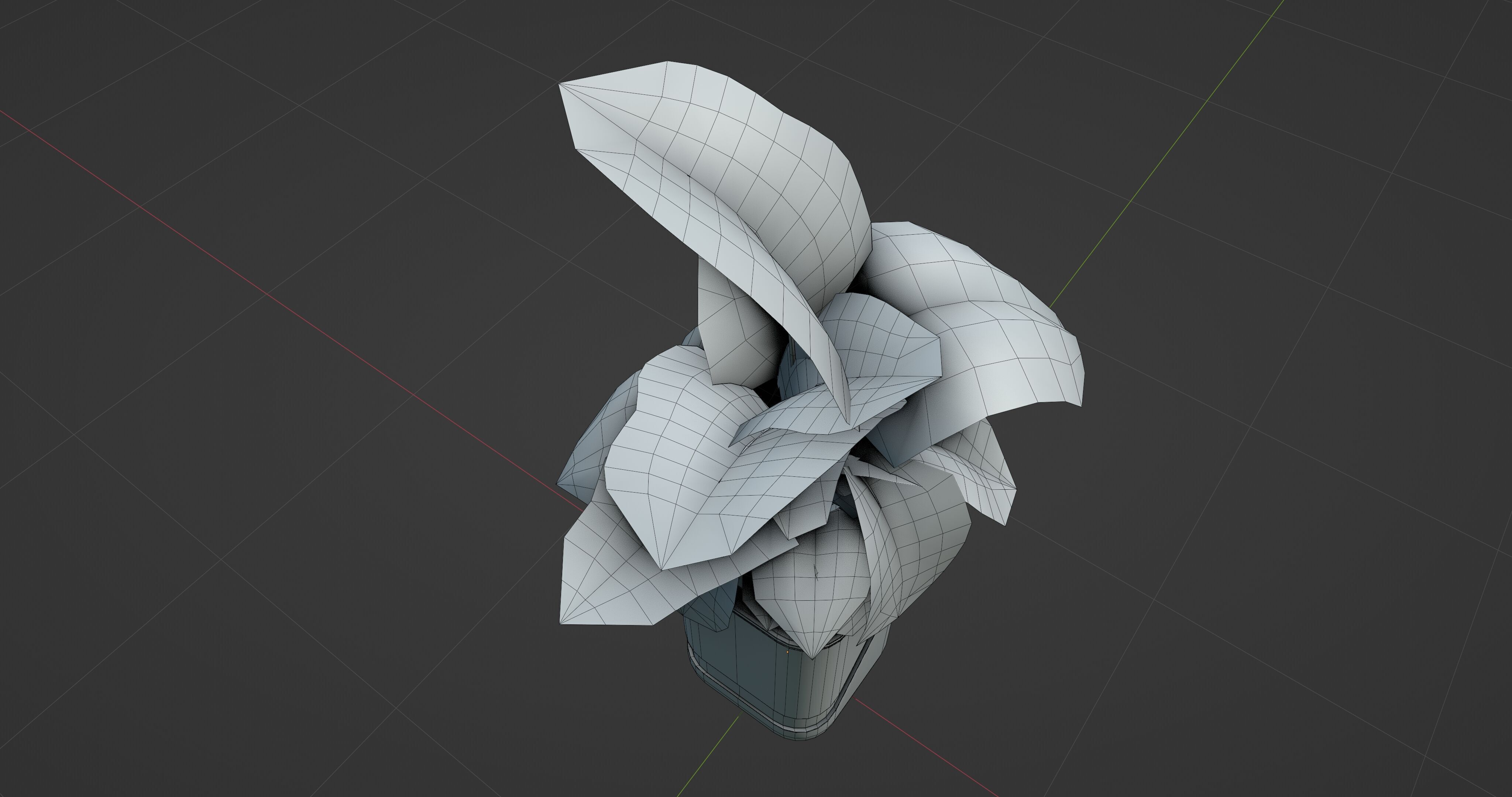 Modern Vase PBR Low-poly 3D model_9