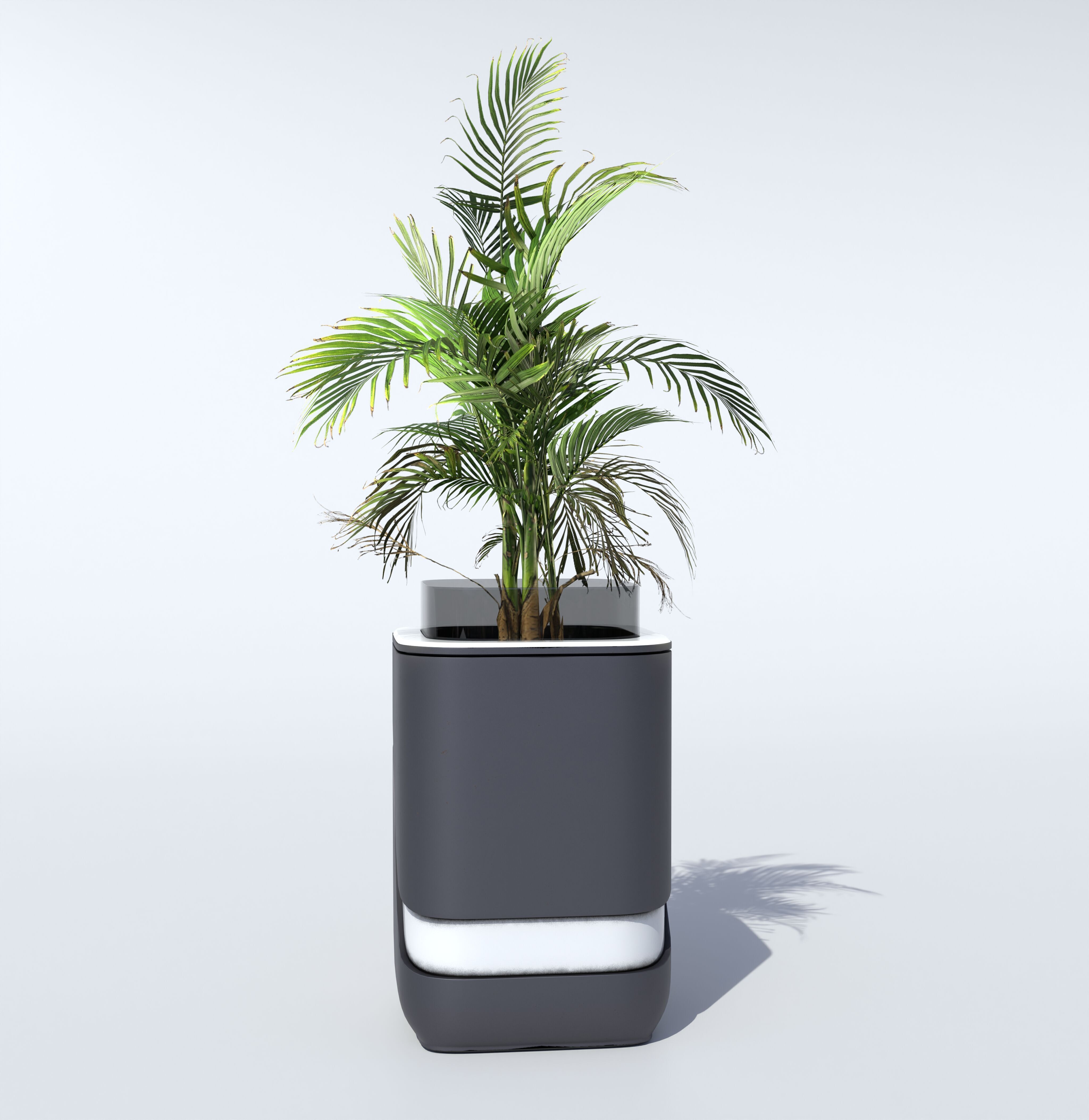 Modern Vase PBR Low-poly 3D model_3