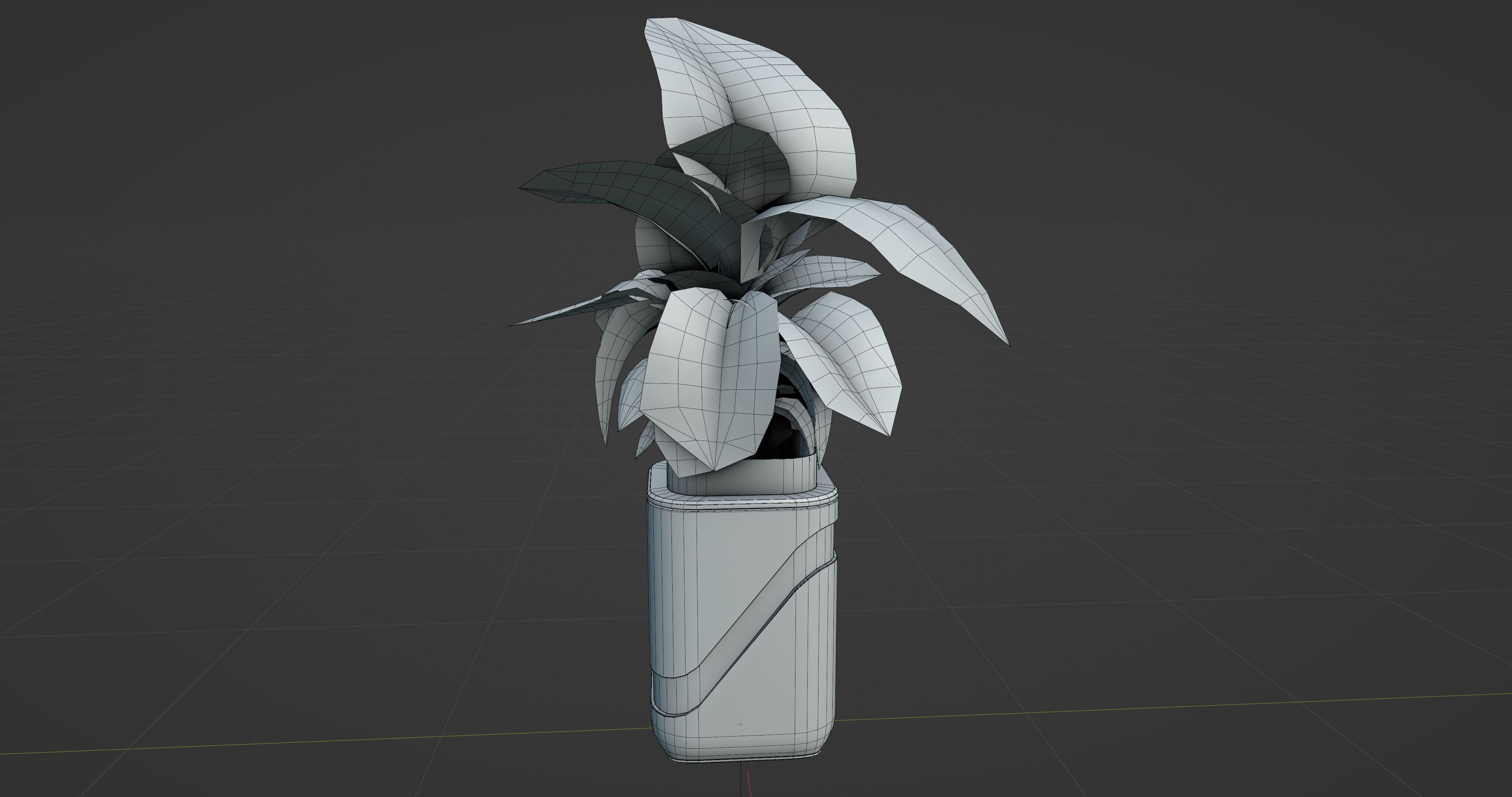 Modern Vase PBR Low-poly 3D model_7