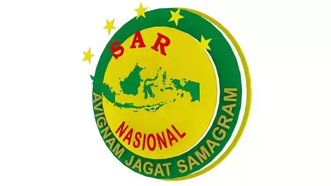 BASARNAS NASIONAL  3D Model Low-poly  