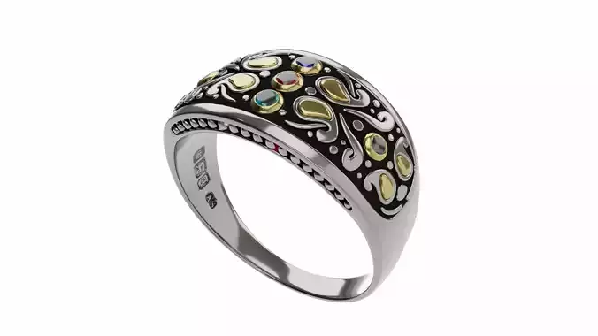 Ornate Silver Ring