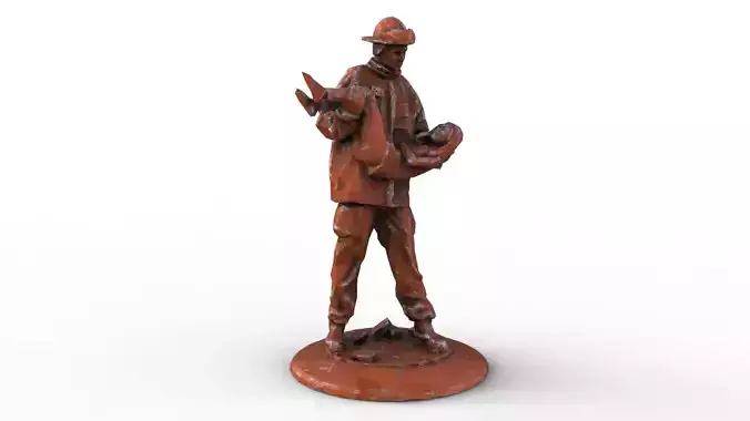 LOWPOLY FIREFIGHTER - BOMBERO