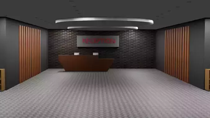Reception Area 3D model