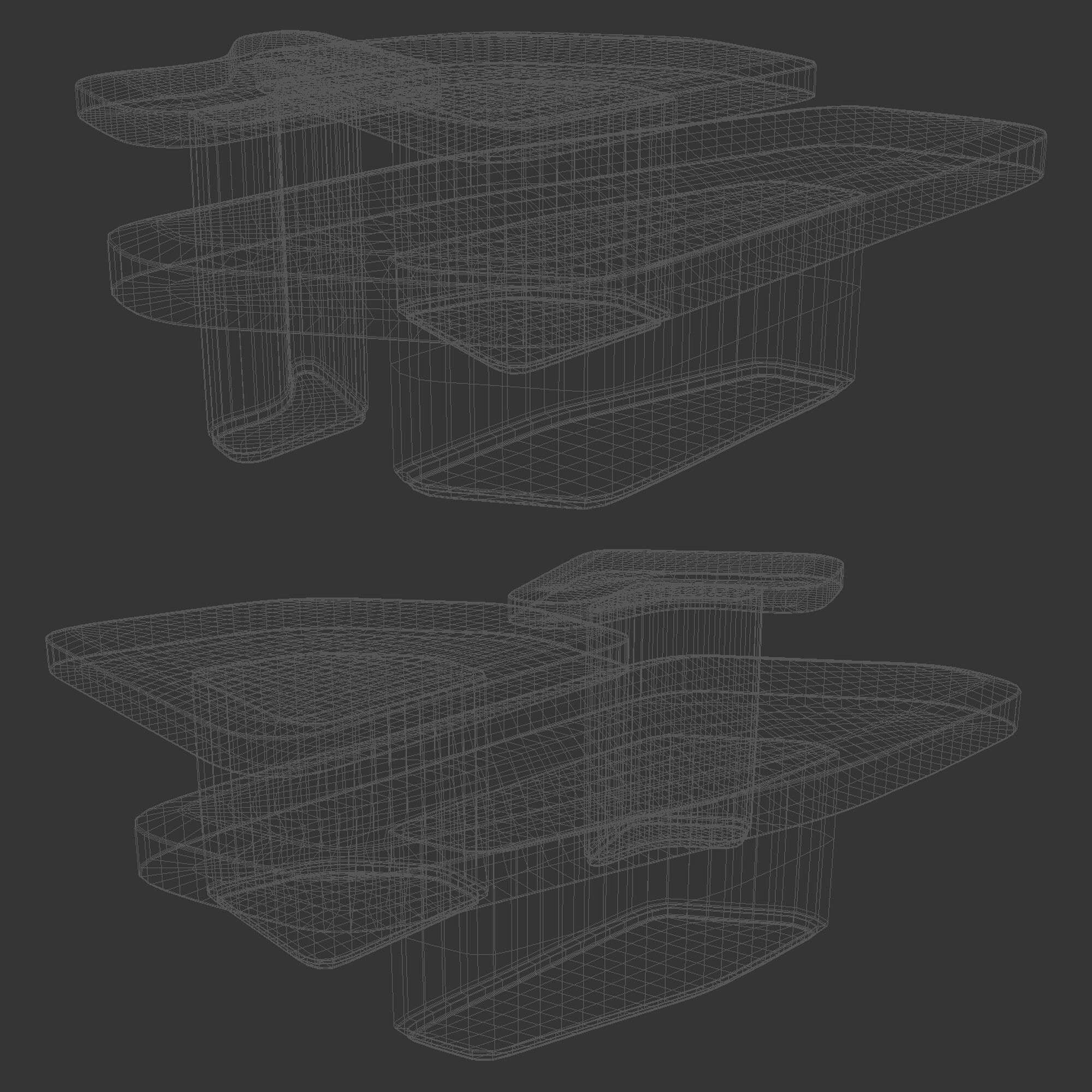 Lulu and Georgia Maro Nesting Coffee Tables 3D model_8