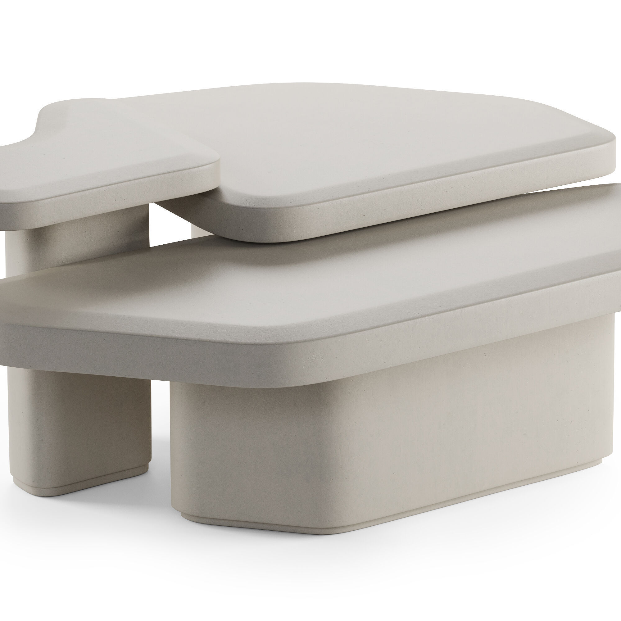 Lulu and Georgia Maro Nesting Coffee Tables 3D model_3