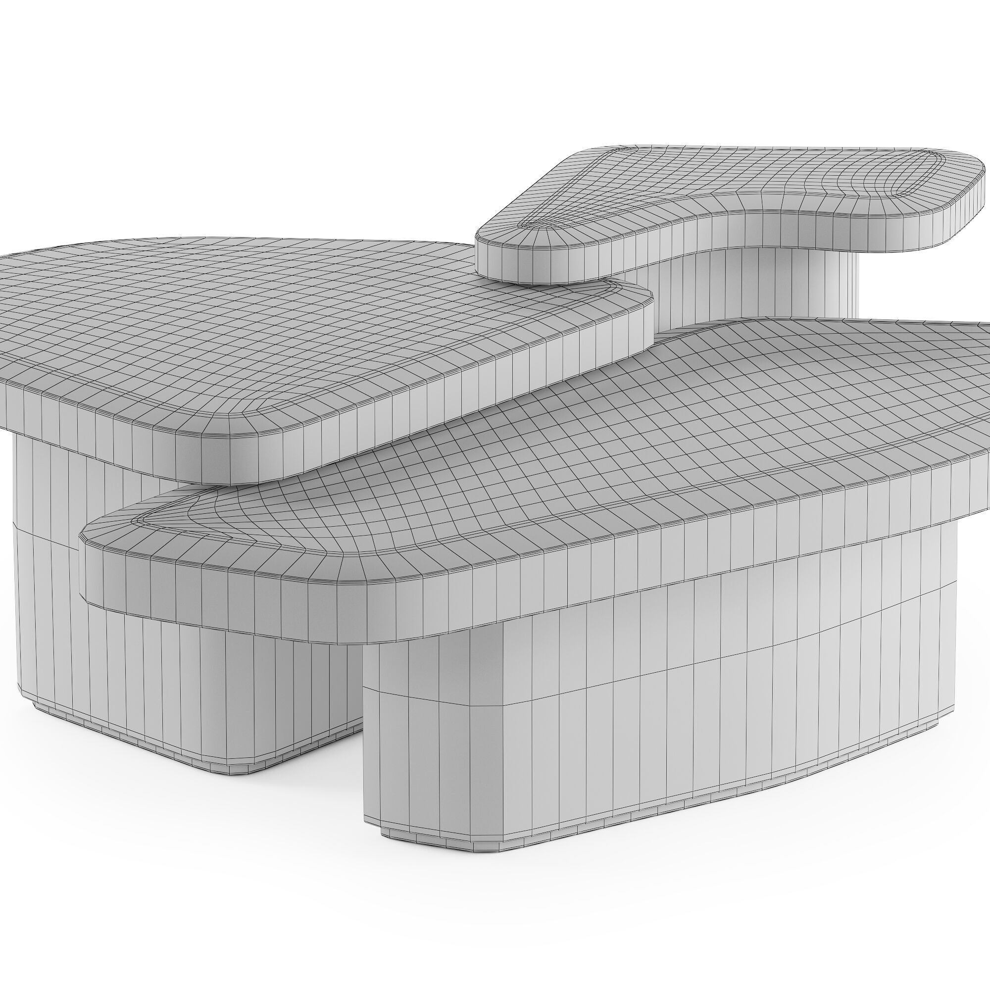 Lulu and Georgia Maro Nesting Coffee Tables 3D model_6