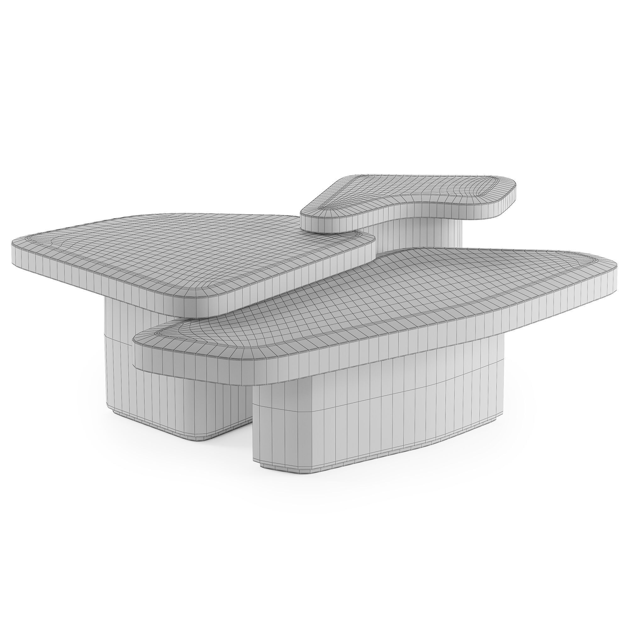 Lulu and Georgia Maro Nesting Coffee Tables 3D model_5