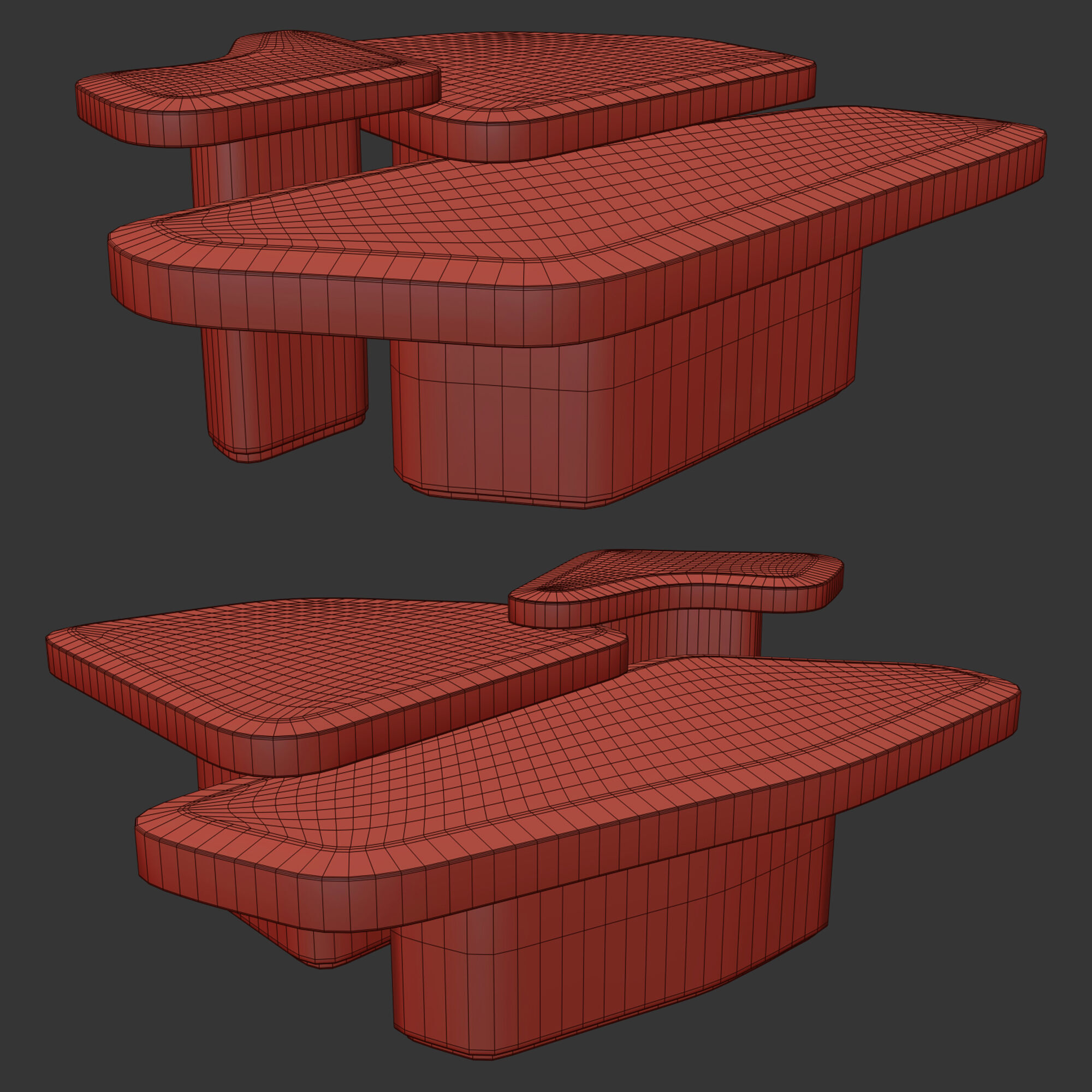 Lulu and Georgia Maro Nesting Coffee Tables 3D model_9