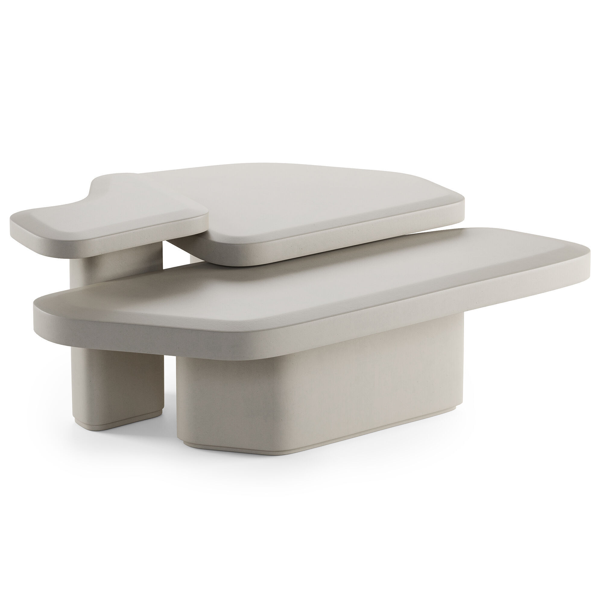 Lulu and Georgia Maro Nesting Coffee Tables 3D model_1