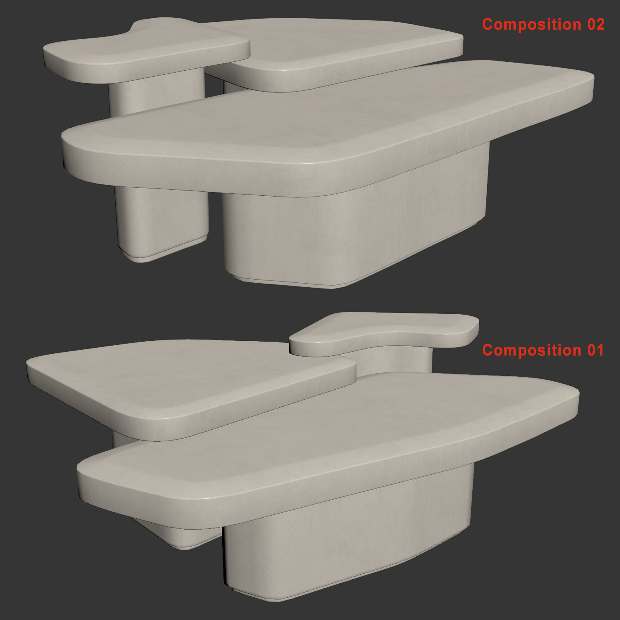 Lulu and Georgia Maro Nesting Coffee Tables 3D model_7