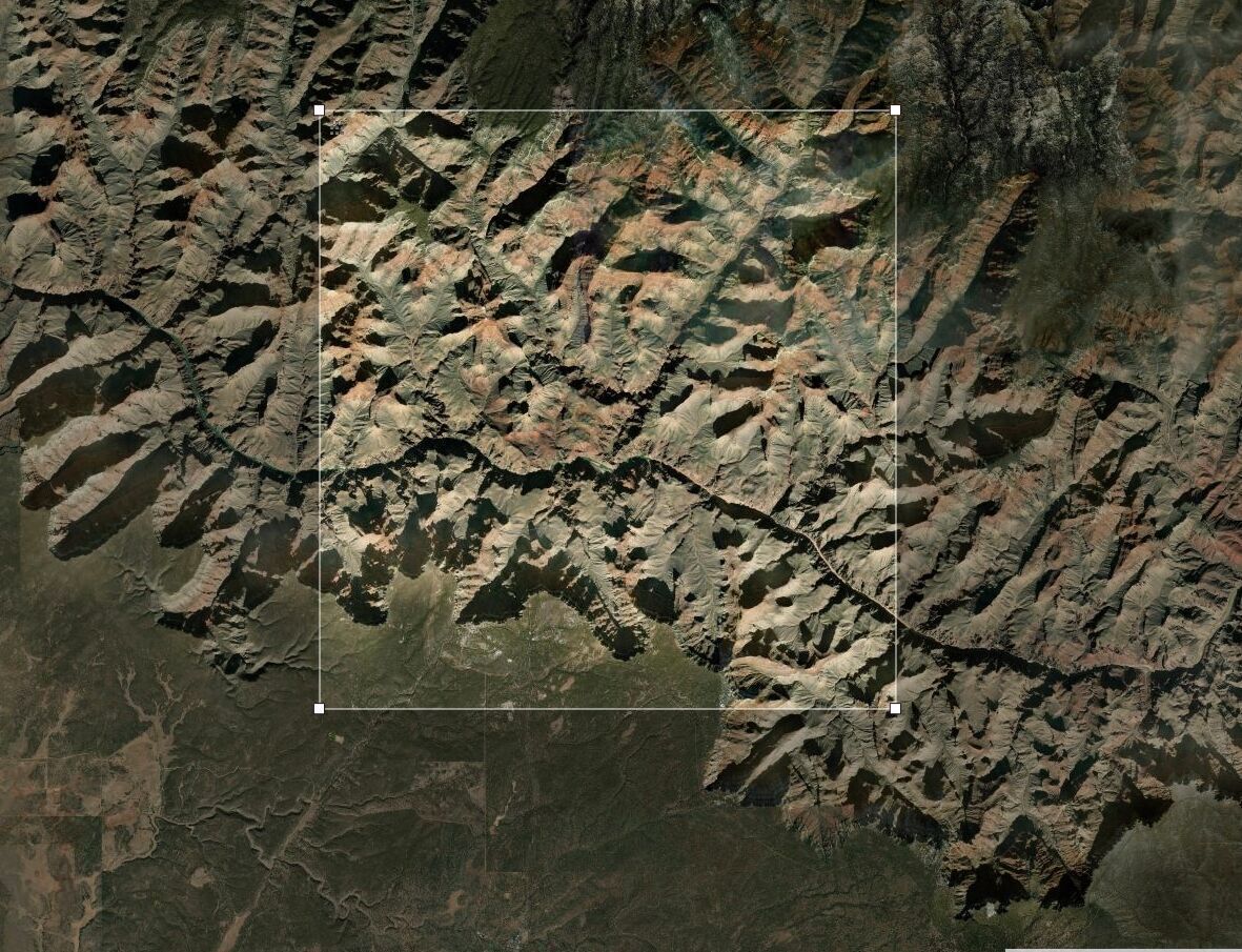 Puzzle Mountain landscape The Grand Canyon Arizona USA  3D print model_16