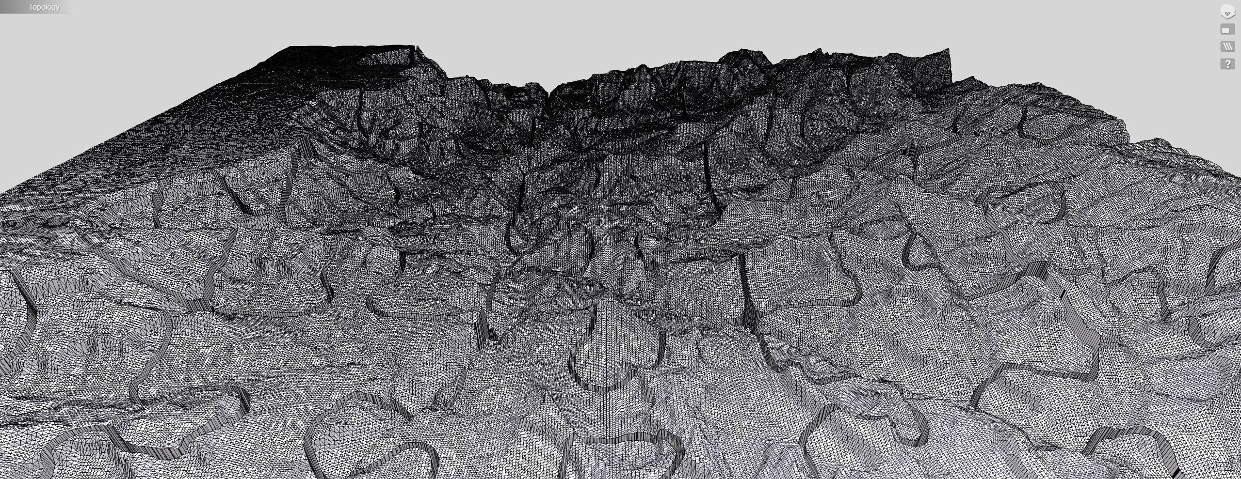 Puzzle Mountain landscape The Grand Canyon Arizona USA  3D print model_15