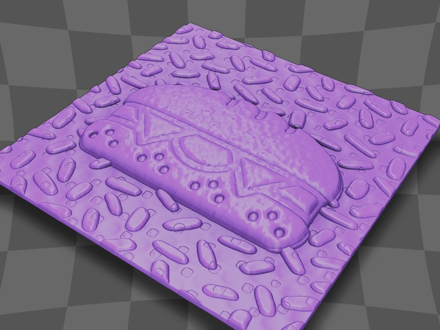 The Hamburger design 3D print model_5