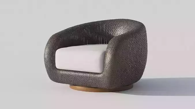 Laszlo Rattan Outdoor Lounge Chair