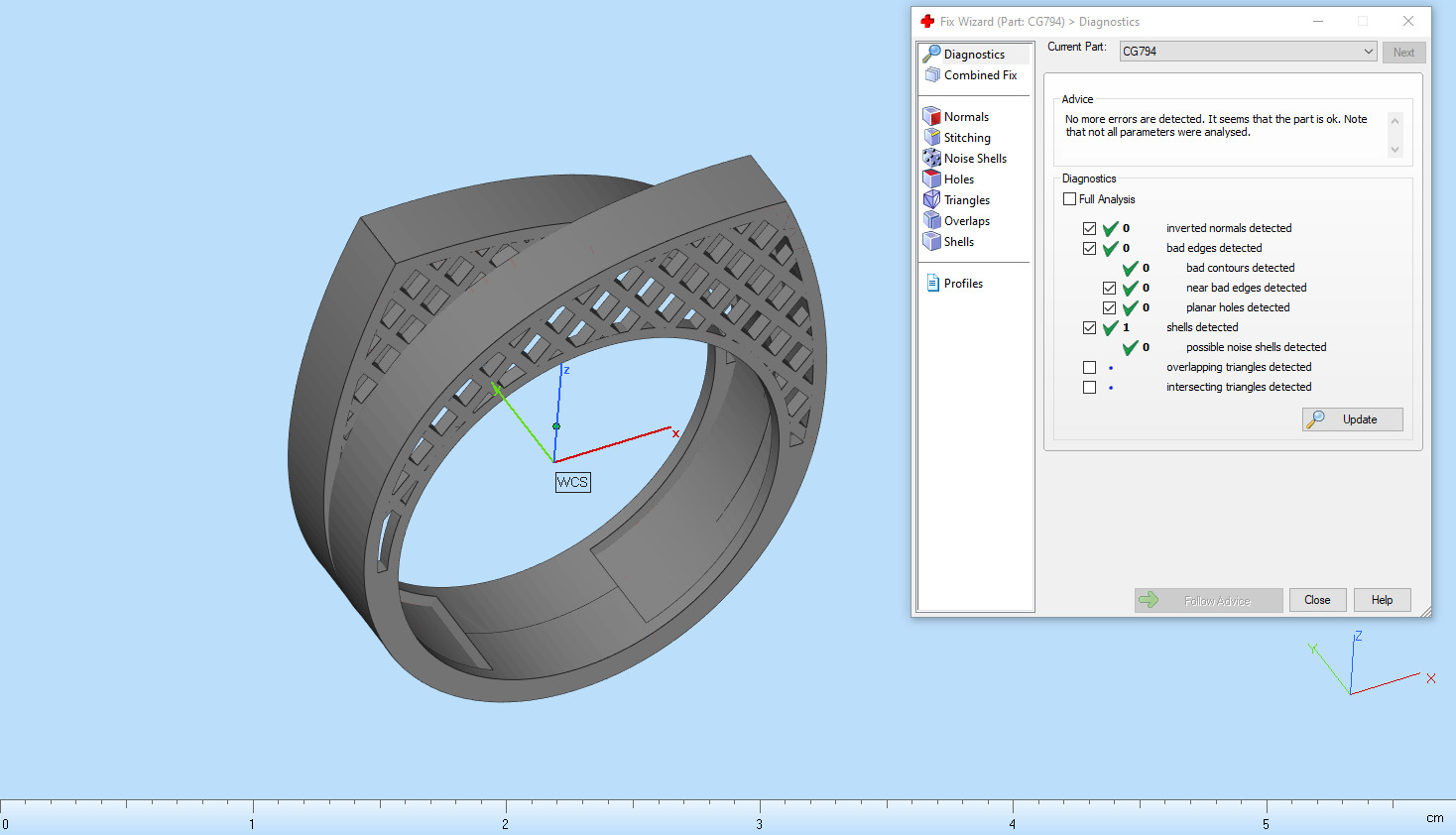 Lightweight ring model 794 3D print model_5