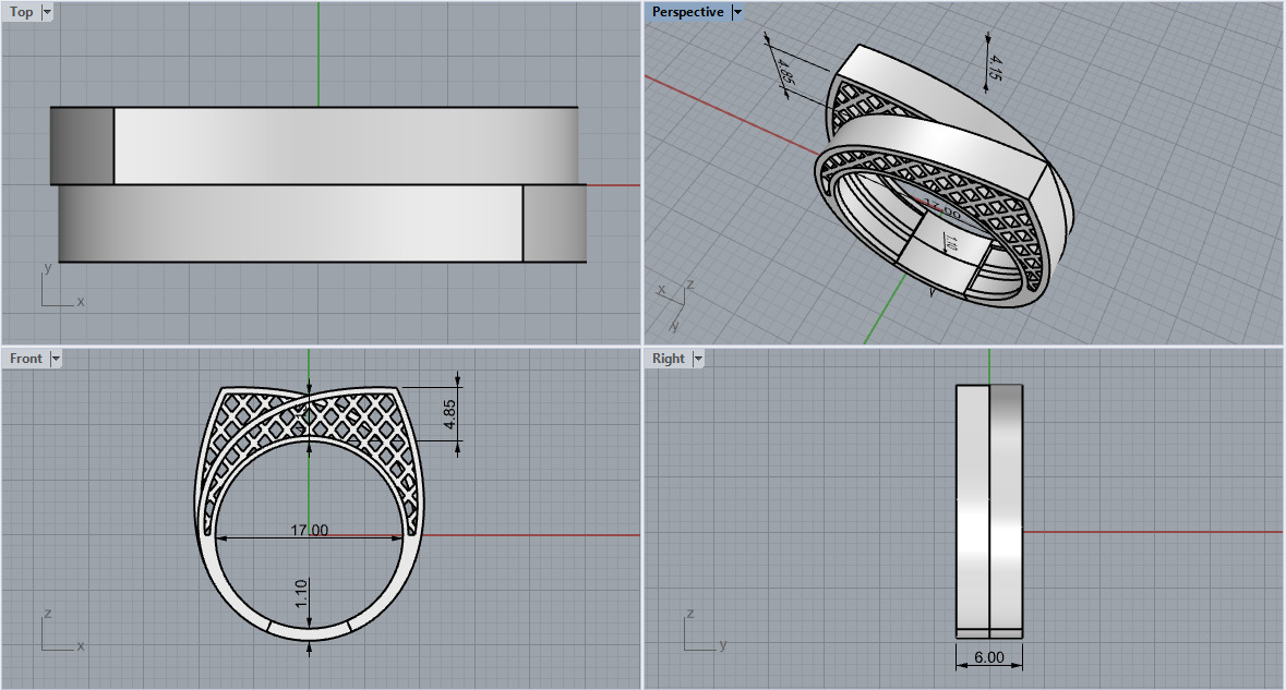 Lightweight ring model 794 3D print model_27