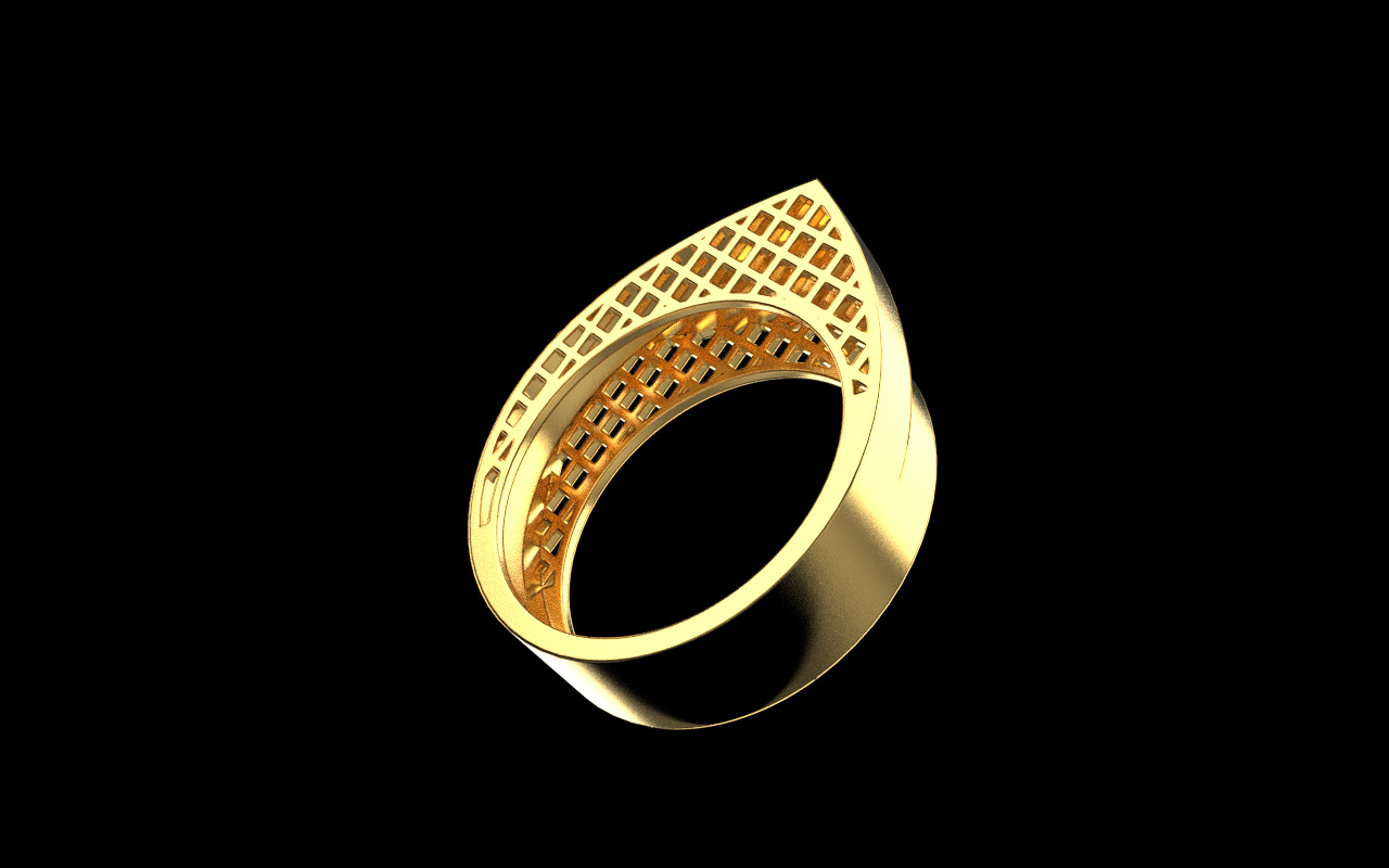 Lightweight ring model 794 3D print model_23