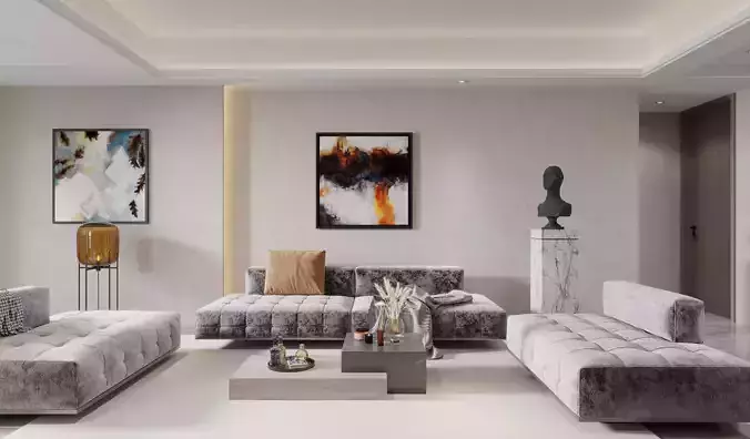Living Room 3D model