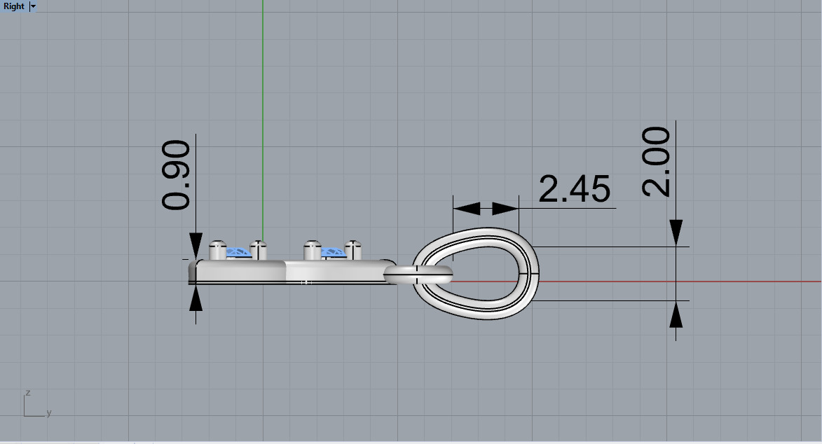 celtic knot pendant model 792 3D print model_8