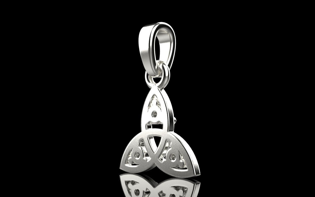 celtic knot pendant model 792 3D print model_20