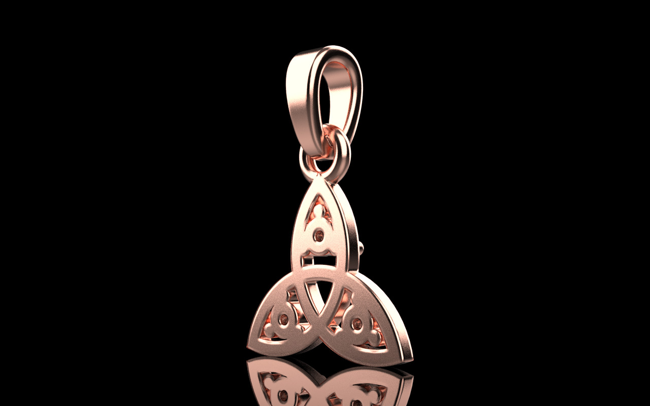 celtic knot pendant model 792 3D print model_19