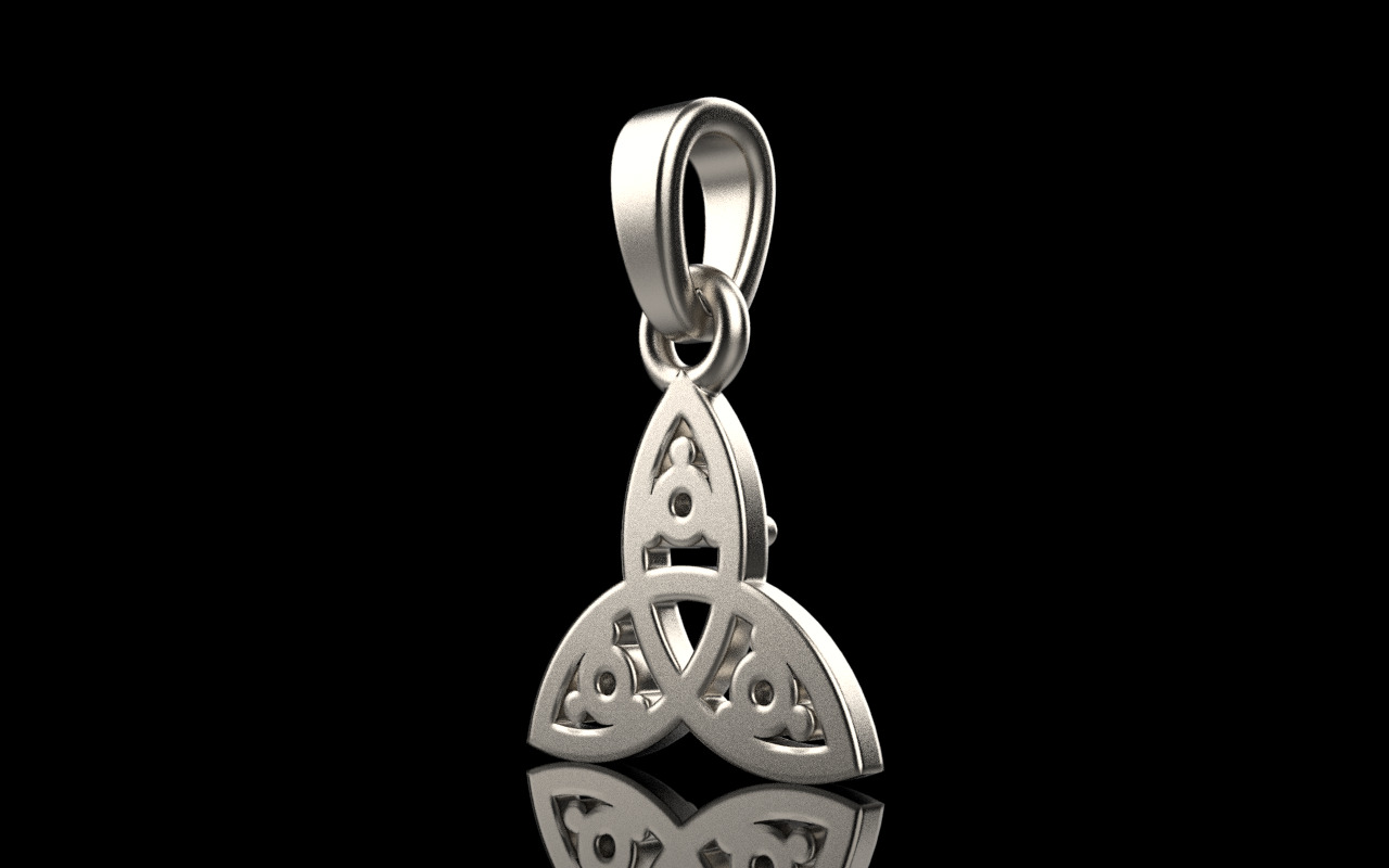 celtic knot pendant model 792 3D print model_18