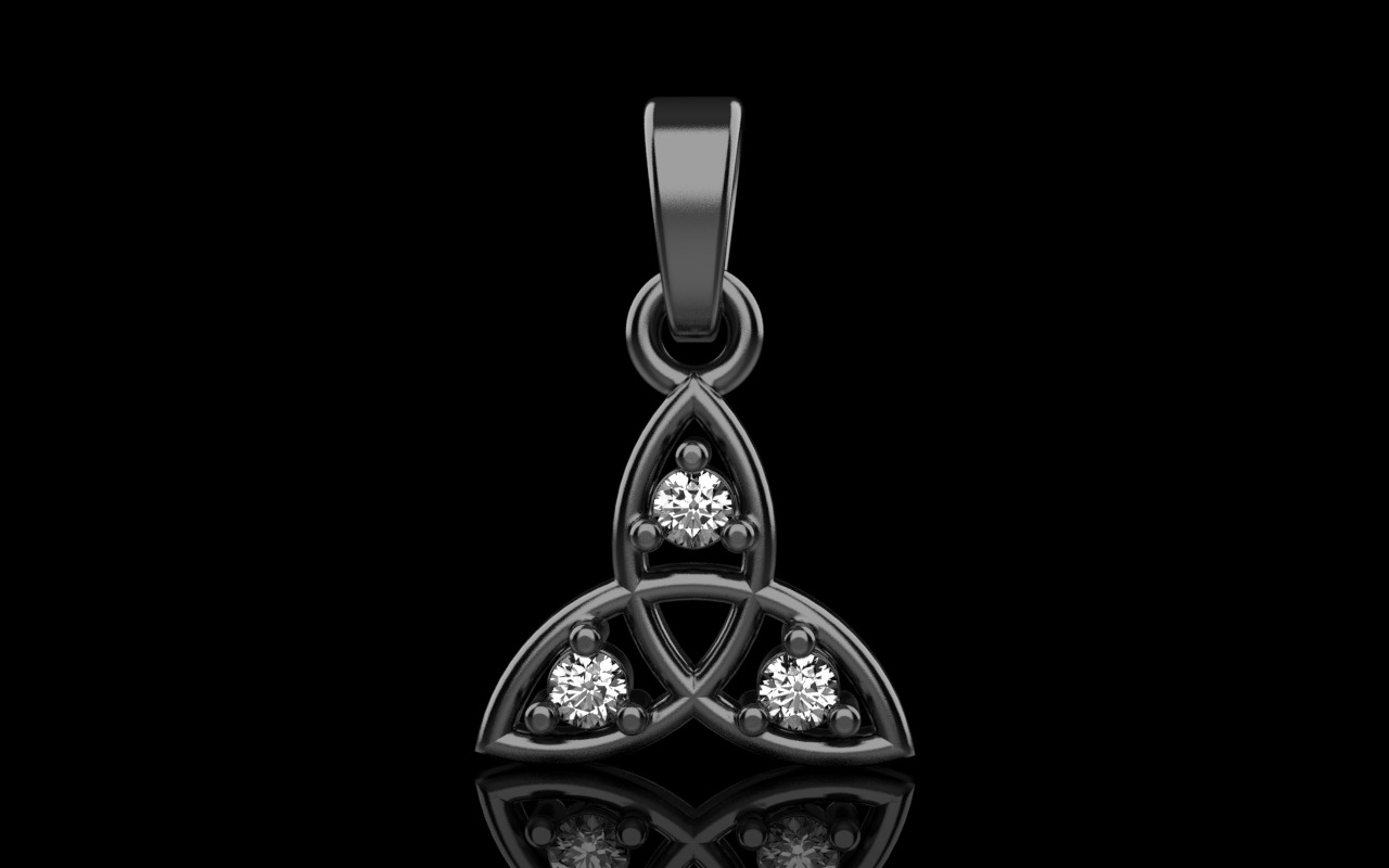 celtic knot pendant model 792 3D print model_12